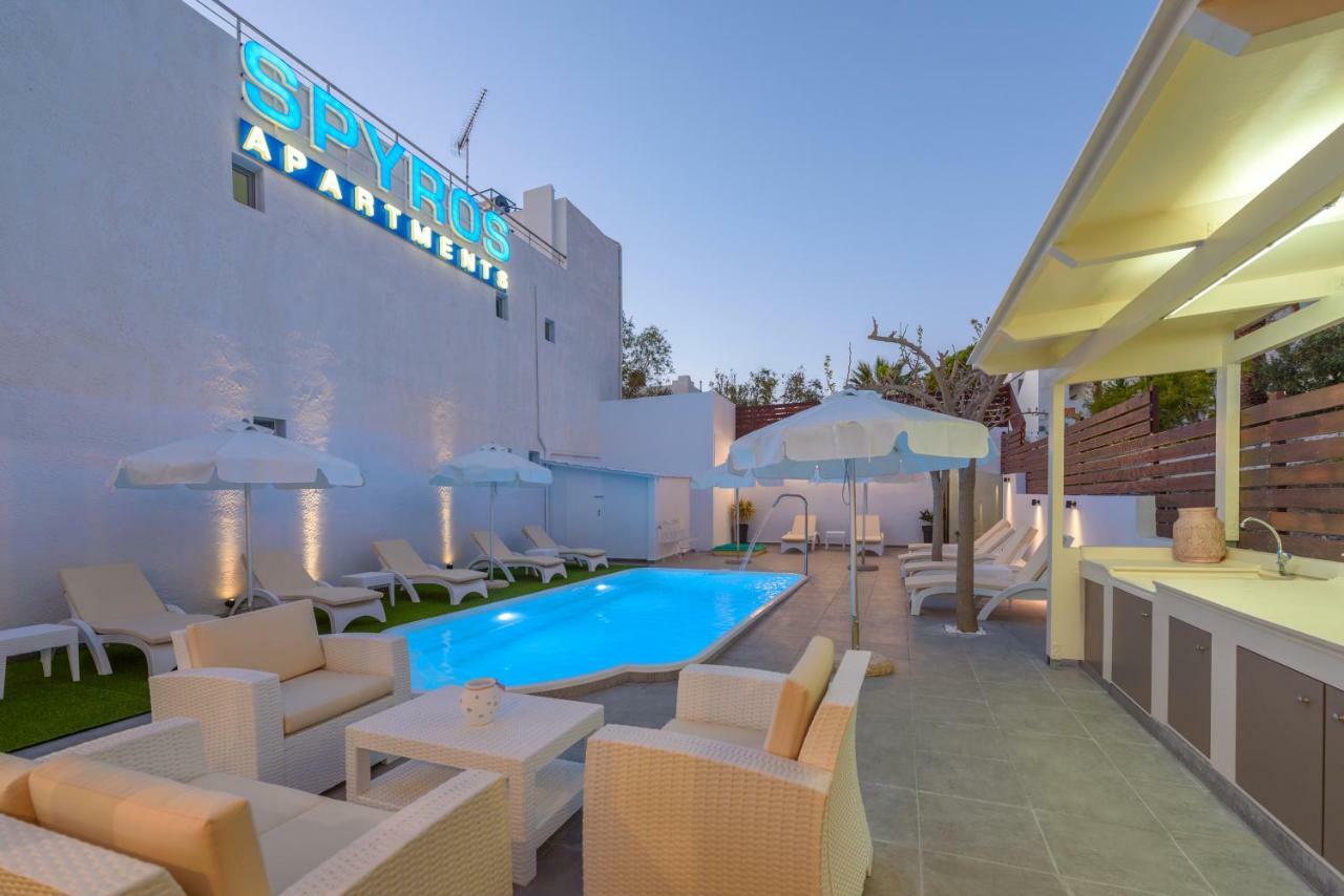 Spyros Apartments With Pool Kalamaki  Exterior photo